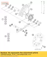 59409070000, KTM, felga przednia 3,5x17 'smr 07 ktm smr 450 560 2007, Nowy