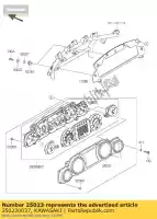 250230037, Kawasaki, cover-meter case,upp kawasaki vn voyager custom k classic e d b c f tourer a abs vulcan lt g vn1700 1700 , New