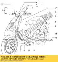 563902, Piaggio Group, trasmissione dell'acceleratore. piaggio nrg mc 50 1996, Nuovo