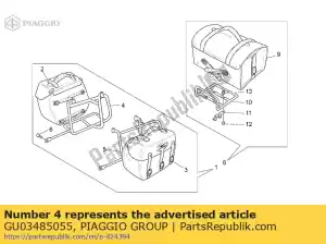 Piaggio Group GU03485055 soporte de rh - Lado inferior