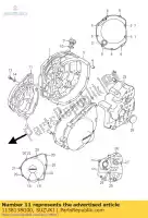 1138138G00, Suzuki, cover, generat. suzuki gsf 650 2005 2006, New