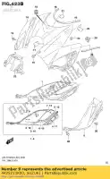 4425213K00, Suzuki, kussen, tankdeksel kant no.1 suzuki gsxs750az gsxs750a gsxs750za gsxs750ya 750 , Nieuw