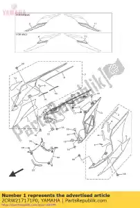 yamaha 2CRW217171P0 capa, lado 1 - Lado inferior