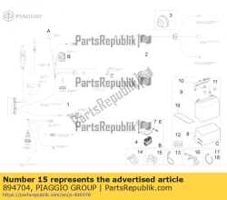 Aprilia 894704, Fairlead, OEM: Aprilia 894704