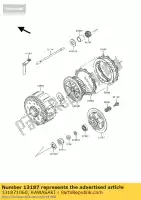 131871060, Kawasaki, operação de placa-embreagem kx250-e1 kawasaki kx  e h d g f c kdx kx250 kx500 kdx250 500 250 , Novo