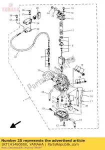 yamaha 1KT141480000 pijp - Onderkant