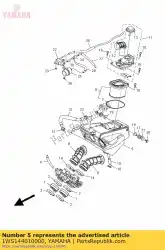 Qui puoi ordinare gruppo cassa del filtro dell'aria da Yamaha , con numero parte 1WS144010000: