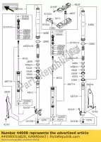 440080016828, Kawasaki, tubo-garfo externo, ouro kx250t6f kawasaki kx 250 2006, Novo