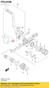 suzuki 2634120402 deksel, verbinding - Onderkant