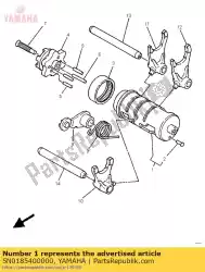 Ici, vous pouvez commander le shift cam assy auprès de Yamaha , avec le numéro de pièce 5N0185400000: