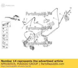 Qui puoi ordinare primavera da Piaggio Group , con numero parte AP9100519: