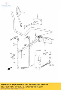 suzuki 5627226D10 expander,balanc - Bottom side