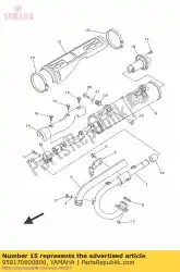 Qui puoi ordinare bullone, flangia da Yamaha , con numero parte 958170600800: