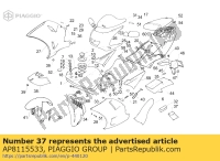 AP8115533, Aprilia, zestaw naklejek, Nowy