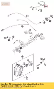 ktm 76514040000 rear light - Bottom side