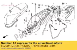 Aqui você pode pedir o transportadora, bagagem em Honda , com o número da peça 81200KTZD00: