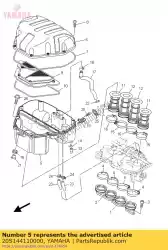 Aquí puede pedir caja, filtro de aire 1 de Yamaha , con el número de pieza 20S144110000: