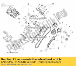 Here you can order the decompressor counterweight from Piaggio Group, with part number 1A005192: