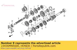 Aqui você pode pedir o colar, spline, 28x em Honda , com o número da peça 23456MN5000: