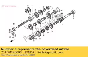 Honda 23456MN5000 collar,spline,28x - Bottom side