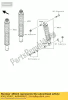 450230007, Kawasaki, entretoise kvf360a9f kawasaki kvf 360 2009 2010 2011 2012 2013, Nouveau