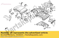 geen beschrijving beschikbaar op dit moment van Honda, met onderdeel nummer 81350MN5610, bestel je hier online: