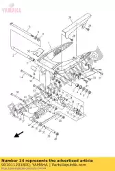 Ici, vous pouvez commander le boulon auprès de Yamaha , avec le numéro de pièce 901011201800: