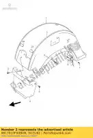 6817010F00BU8, Suzuki, zestaw ta?m, rr suzuki vl intruder lc vl1500 1500 , Nowy