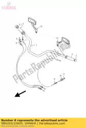 Qui puoi ordinare cavo, acceleratore 1 da Yamaha , con numero parte 5BN263110000: