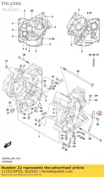 Ici, vous pouvez commander le plaque, séparateur d'huile auprès de Suzuki , avec le numéro de pièce 1132319F00: