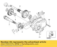 23217651375, BMW, l'arbre de sortie bmw c1 125 2000 2001 2002 2003 2004, Nouveau