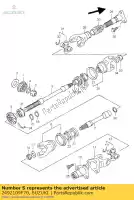 2492109F70, Suzuki, engranaje, seg conducido suzuki lt a 500 2001 2002 2003 2004 2005 2006 2007, Nuevo