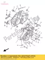 3NCE51210000, Yamaha, cárter 2 yamaha tdr 125, Novo