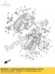 Ici, vous pouvez commander le carter 2 auprès de Yamaha , avec le numéro de pièce 3NCE51210000: