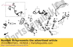 sensor, banka van Honda, met onderdeel nummer 35160MGY641, bestel je hier online: