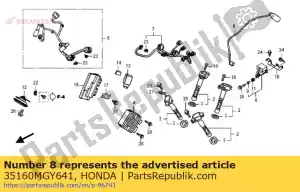 Honda 35160MGY641 sensor, banka - Onderkant