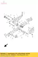 5GJ221710133, Yamaha, Braccio posteriore 1 yamaha xp 500 2005 2006 2007, Nuovo