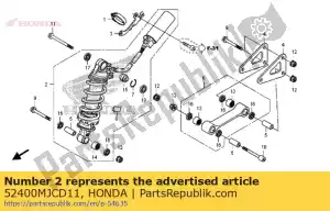 Honda 52400MJCD11 cushion assy,rear - Bottom side