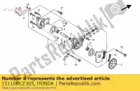 15110KCZ305, Honda, nessuna descrizione disponibile al momento honda xr 250 1996 1997, Nuovo