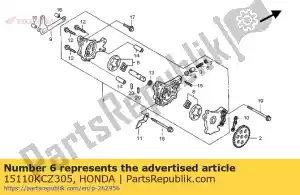 honda 15110KCZ305 geen beschrijving beschikbaar op dit moment - Onderkant