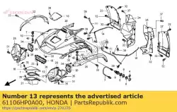 Ici, vous pouvez commander le aucune description disponible pour le moment auprès de Honda , avec le numéro de pièce 61106HP0A00: