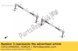 Honda 53521HN6000 tirante - Lado inferior
