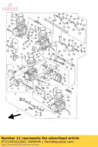 yamaha 4TV149161000 agulha - Lado inferior