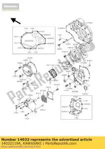 kawasaki 140321194 coperchio frizione zx1000-a1 - Il fondo