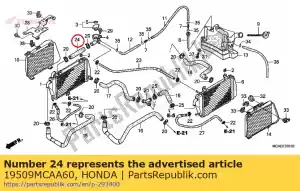 honda 19509MCAA60 tuyau, joint de chapeau - La partie au fond