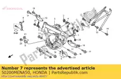 Aquí puede pedir cuerpo comp., rr. Cuadro de Honda , con el número de pieza 50200MENA50: