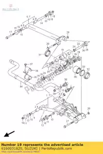 Suzuki 6160031820 jeu d'articulations, rr - La partie au fond