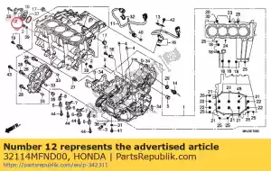 honda 32114MFND00 guida, cavo interruttore pressione olio - Il fondo