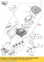 110100764, Kawasaki, filtro de aire kawasaki zx6r ninja r zx 6r abs zx636 636 se 600 , Nuevo