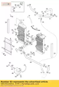 ktm 58535020002 preformed h. 90?curve 18x26 01 - Bottom side